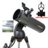 Celestron Telescope Nexstar 114 SLT 23091-DS Short with Free Mobile Holder and Solar Film