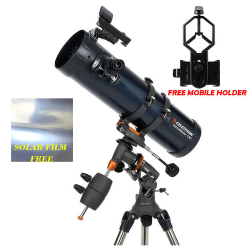 Celestron 60Az Powerseeker Refractor Telescope with Free Mobile Holder
